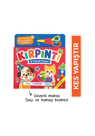 Kırpıntı - İlk Makaslı Kitabım Makas Hediyeli