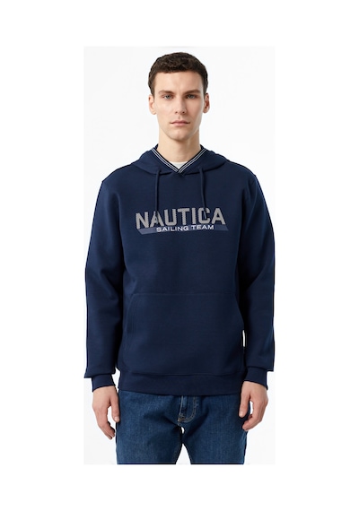 Nautica Erkek Lacivert Regular Fit Sweatshirt Çizgili K47041t Lacivert