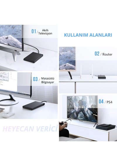 Ugreen Usb 3.0 2.5 İnch Sata Hard Disk Kutusu, Siyah 30847