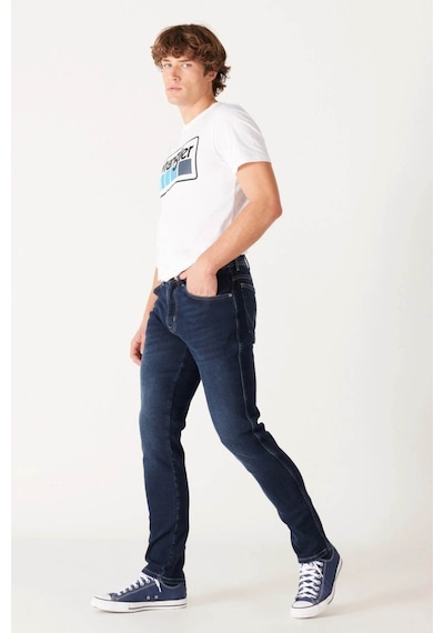 Wrangler Erkek Jean Pantolon İndigo W12s Texas Slim 24kmc8000478 Mc80112 İndigo