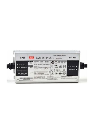 Xlg-075-24-a 24vdc,3.1amp,current Adj., 16.8 24vdc Cc Meanwell