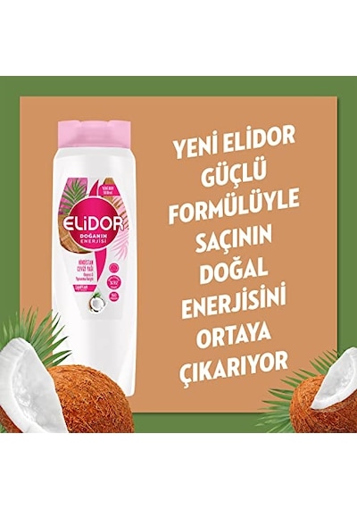 Tr Doğanın Enerjisi Saç Bakım Şampuanı Hindistan Cevizi Yağı Onarıcı Yıpranma Karşıtı 400 Ml