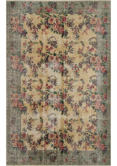 Vintage Eskitme El Dokuma Halı 149 X 230 Cm 10109