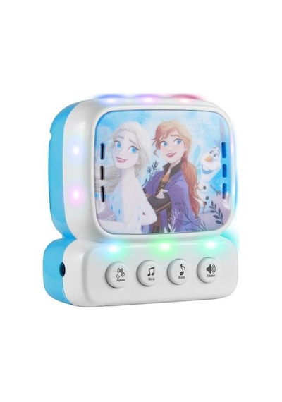 Disney Frozen Karlar Ülkesi Mini Karaoke Mikrofon Seti Işıklı Kemer Kancalı Lisanslı Mikrofonlu DY-3650-FR
