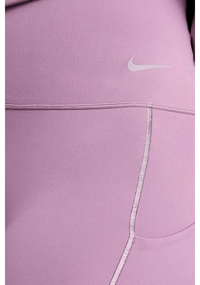 Nike Dri Fit Universa High Rise 7/8 Length Kadın Yüksek Bel Lazer Kesim Toparlayıcı 2 Cepli Dalgıç Kumaş Tayt Lila Lila