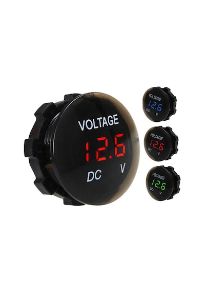 Dijital Voltaj Göstergesi 6-30V Kırmızı / A06