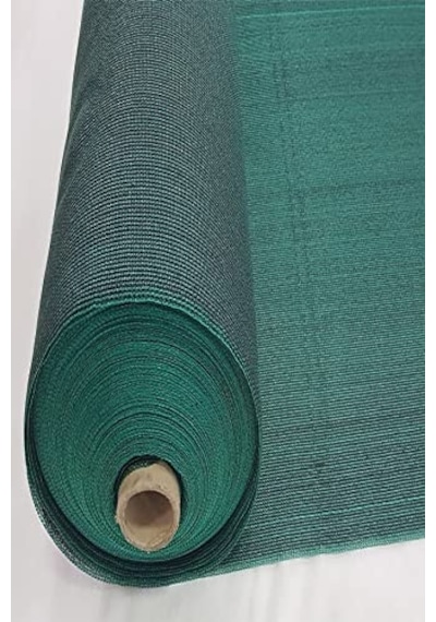 %95 Güneş Geçirmez Gölgelik File, Gölgeleme Tülü, Çit Filesi, Balkon Gölgeliği 2x4 M2 -yeşil Açık Bej