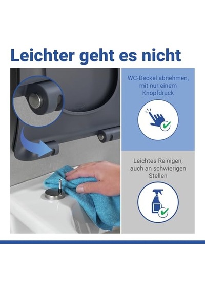Premium Klozet Oturağı Sedilo, Antibakteriyel Duroplastikten Yapılmış Ekstra Düz Oturak, Easy-close Otomatik İndir Diğer