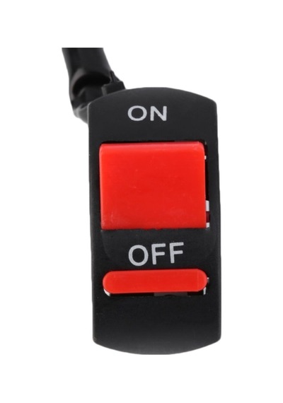Motosiklet Açma Kapama Düğmesi 3 Kablolu On Off Switch Çok Amaçlı