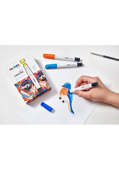 Carioca Plus Art Crayon Boya 12li Sert Kutu Çok Renkli