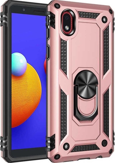 Galaxy A01 Core Kılıf Zore Vega Kapak Rose Gold