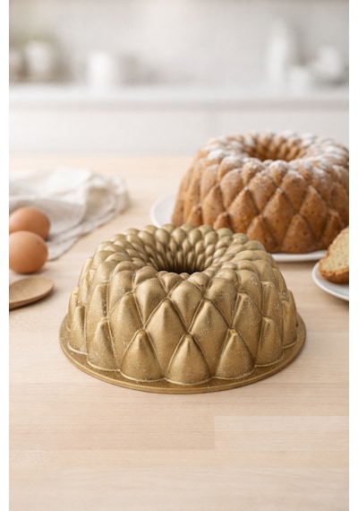 Pigna Döküm Kek Kalıbı 24cm Gold Gold