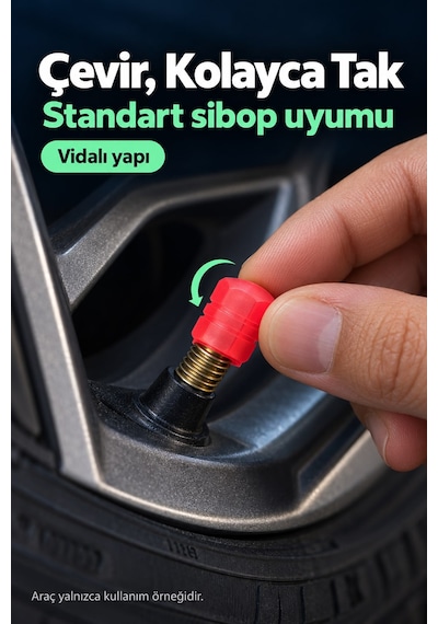 Fosforlu Sibop Kapağı 4 Adet Karanlıkta Parlayan