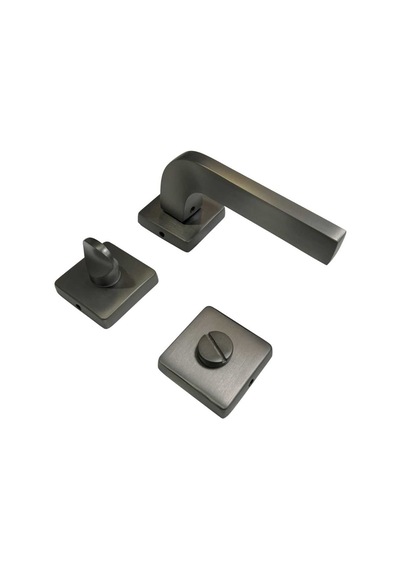 Sese Aysu Modeli Rozetli Wc Kapı Kolu Antrasit 200-241r-02-54