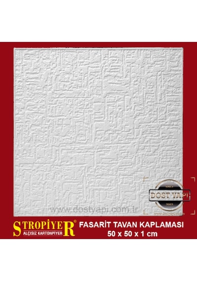 Stropiyer Tavan Kaplama Fasarit Modeli , 10 M2 = 40 Ad.