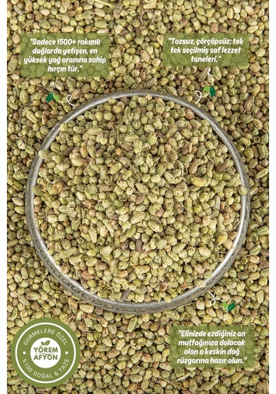 Yörem Afyon Gaziantep İn Yüksek Rakım Şifası Baskın Kokulu Hakiki Bilye Kekik Origanum Minutiflorum 60gr.