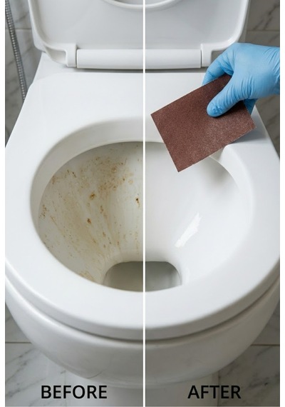 Sarı Leke Ve Kireç Temizleme Seti - 3'lü Lavabo Klozet - Hassas Su Zımparası 220 Kum