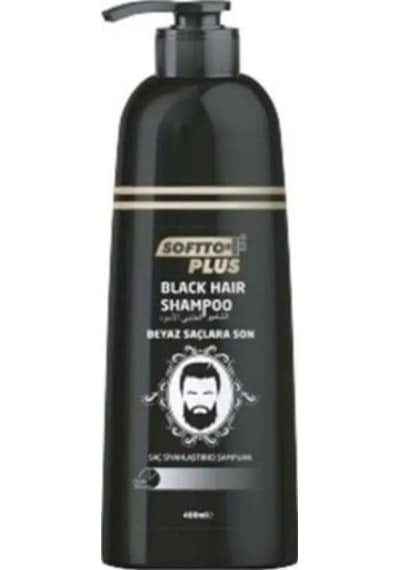 Softto Plus Black Hair Shampoo Beyaz Saçlara Son 350 Ml Tüm Saçlar