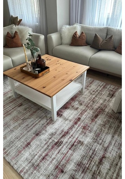 Apex Truva 6632 Marsala Akrilik Modern Makine Halısı Çok Renkli
