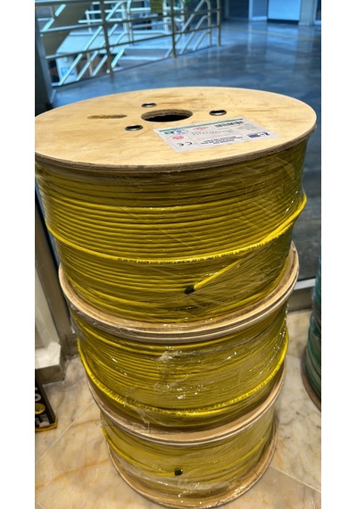 Hcs Cat 6 Halogen Free U/utp Lsoh 500m Makara 23awg Sarı