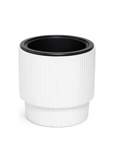 Omnipazar So-vgs2 Vega Modern Plastik Saksı Takımı İç Kovalı 20 Litre No:2 Beyaz