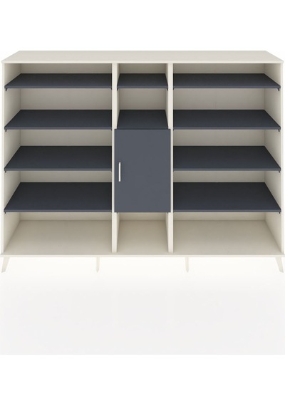 Hyperion Dolap 12 Raflı Tek Kapaklı 220x44x163 Aytaşı-antrasit Aytaşı-antrasit Hyperion Dolap 12 Raflı Tek Kapaklı 220x44x163 Aytaşı-antrasit Aytaşı-antrasit