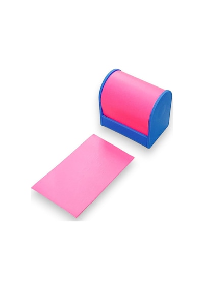 Neon Renkli Yapışkanlı Not Kağıdı Rulosu, 6 Cm X 5m, 80gr, Plastik Kesme Aparatlı, Ders Çalışma İçin İdeal