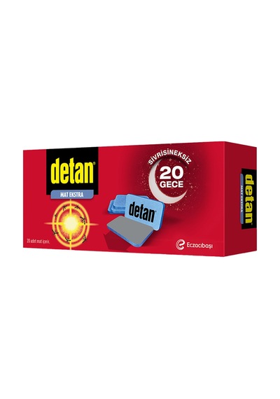 Detan Mat Ekstra Yedek 20'li - 8 Adet Tarı