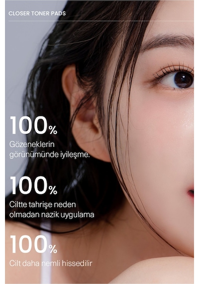 Frankly Pirinç Özü 9 Çeşit Peptit Ve Kolajen İçeren Gözenek Sıkılaştırıcı Closer Toner Pad 70 Adet 105 ML