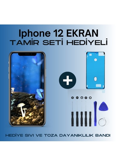 Teknik Evim Evo Apple Uyumlu iPhone 12 Lcd Ekran Dokunmatik