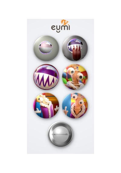 Tadc The Amazing Digital Circus Bubble Anime Ve Kinger Anime 6'lı Metal Rozet Seti 58mm İğneli Buton Çanta Yaka Rozeti Çok Renkli