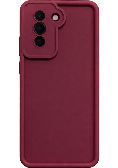 Huawei Nova 10 Uyumlu Kamera Çıkıntılı Mat Silikon Telefon Kılıfı Bordo