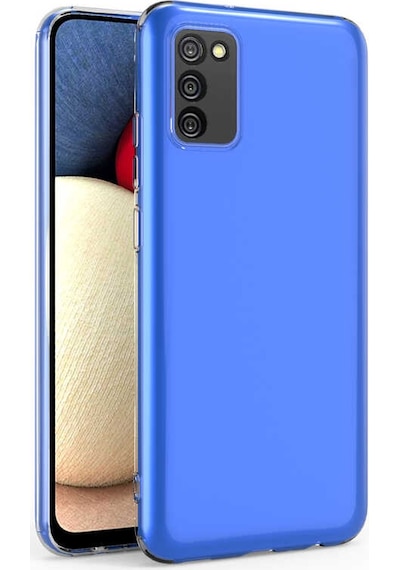 Zore Galaxy Uyumlu A02s Kılıf Msra Kamera Korumalı Süper Silikon Kapak - Renksiz Renksiz
