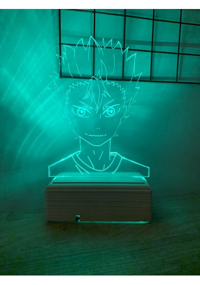 Haikyuu Nishinoya 16 Renk Gece Lambası