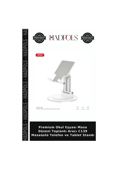 Premium Okul Eşyası Masa Düzeni Toplantı Aracı C139 Masaüstü Telefon Ve Tablet Standı