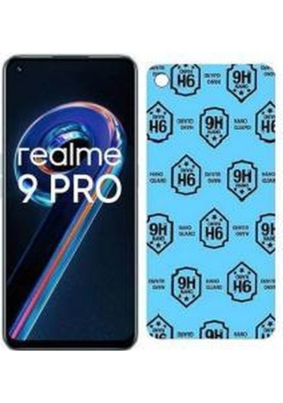 Realme 9 Pro Şeffaf Esnek Nano Cam Ekran Koruyucu