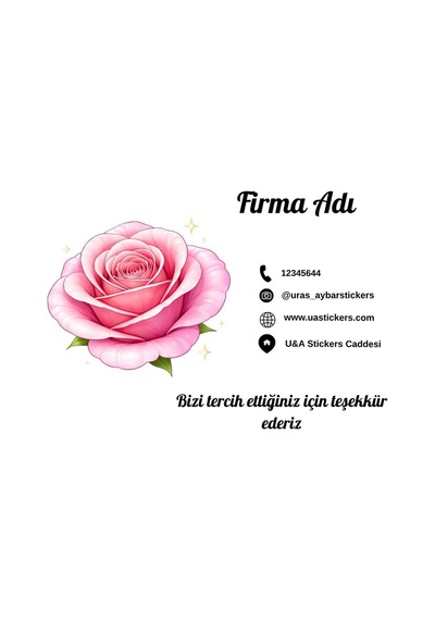 100 Adet Kişiye Özel Katvizit, Reklam Kartı, İşletme Tanıtım Kartı - Lacivert - 169
