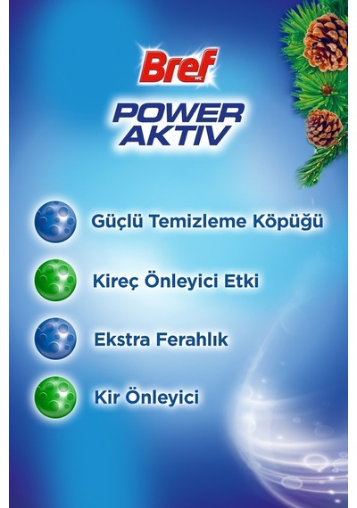 Power Aktiv Katı Tuvalet Bloğu 5 Adet Çam Ikili 5'li Set
