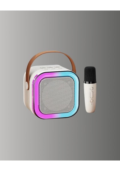 Bluetooth - 370 - Karaoke Mikrofon Ve Hoparlör - Muratech - Seti Tnabilir