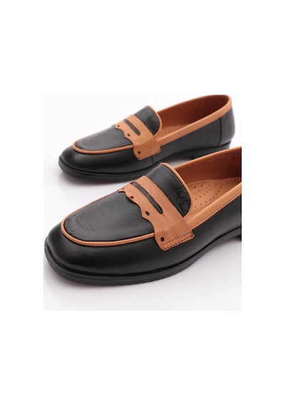 Dgn 010-1 Kadin Loafer Ayakkabi Siyah
