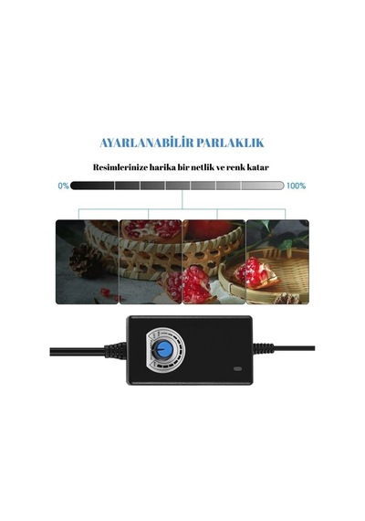 80x80x80 Led Işıklı Ürün Fotoğraf Çekim Kabini - Büyük Boy Stüdyo Çadırı