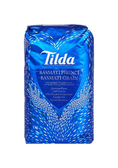 Tilda Basmati Pirinç 1 Kg. - 4 Adet Tarı