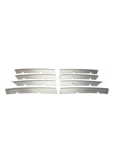 Volkswagen Passat B6 2005-2010 Krom Ön Panjur 8 Parça Paslanmaz Çelik