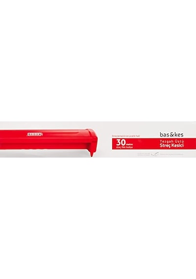 Kes Streç Film Kesme Aparatı 30 Cm X 30 M Kırmızı Çok Renkli