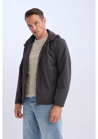 DeFacto Slim Fit Dar Kesim Kapüşonlu Astarlı Fermuarlı Cepli Mevsimlik Mont D7451AX25SPAR104 DeFacto Slim Fit Dar Kesim Kapüşonlu Astarlı Fermuarlı Cepli Mevsimlik Mont D7451AX25SPAR104
