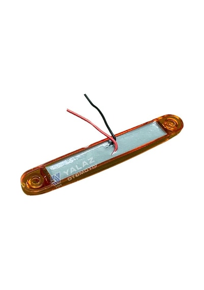 12v-24v Parmak Lamba 9-ledli Turuncu 103 10 Mm