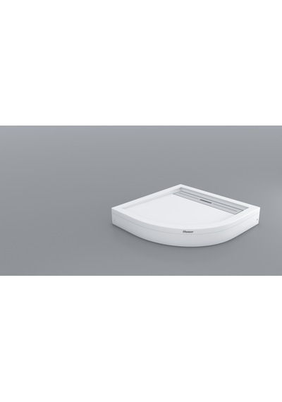 Shower 90x90 Drop Oval Panelli Duş Teknesi