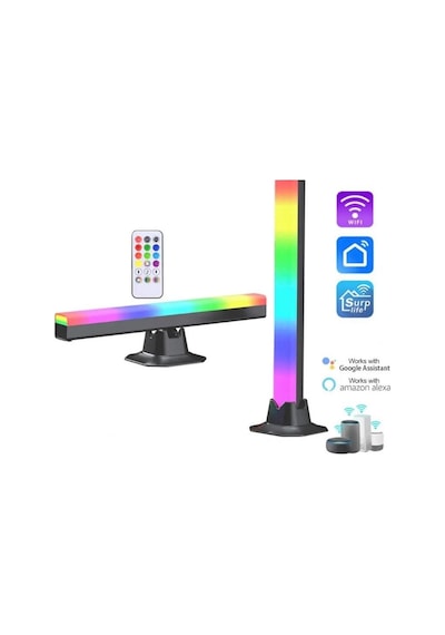 Sese Duyarlı Led Ambiyans Aydınlatma 30 Cm Tv Monitör Arkası