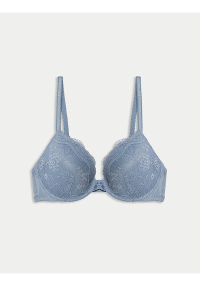 Marks & Spencer Dantelli Balenli Plunge Sütyen T33000318 Gri