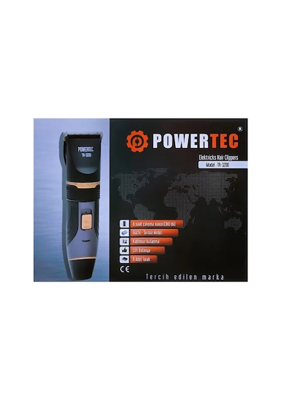Powertec Saç Kesme Tıraş Makinesi Tr-3200